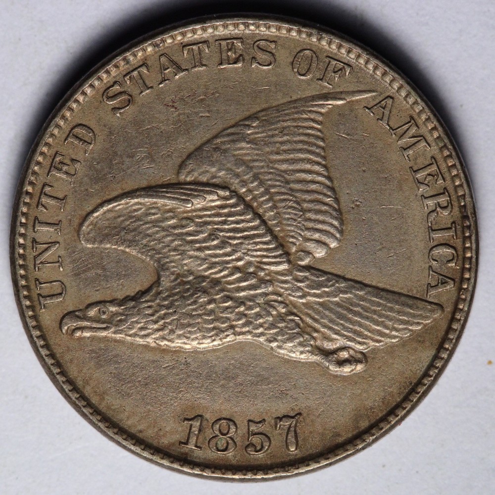 1857 Flying Eagle Cent Penny UNC *UNCIRCULATED* MS E158 IRNFR
