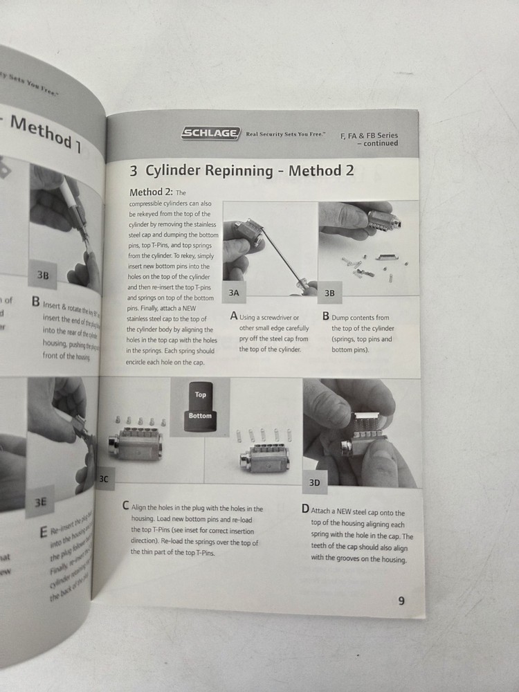 Schlage Rekeying Manual