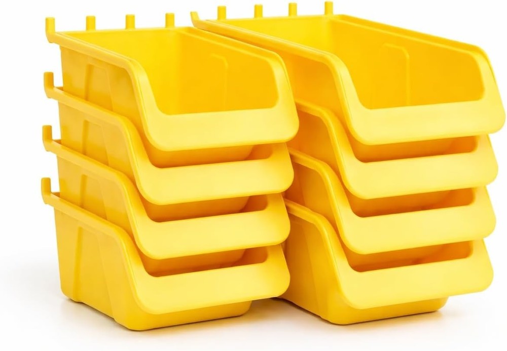 Peg board Bin Kit - Kit PB-4 - Pegboard Accessories for Garage Storage & Tool...