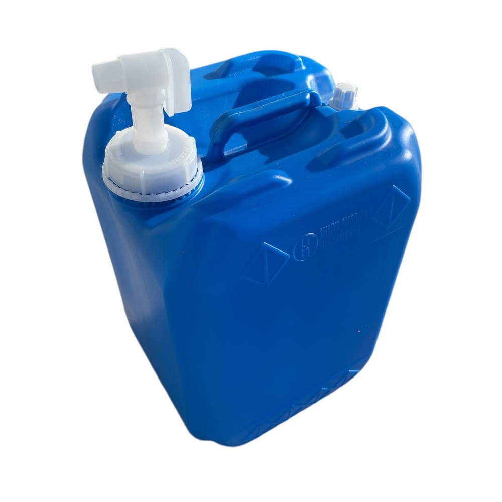 5 Gallon Plastic Headpack with Cap & Faucet-Stackable-Home Brewing-Water Storage