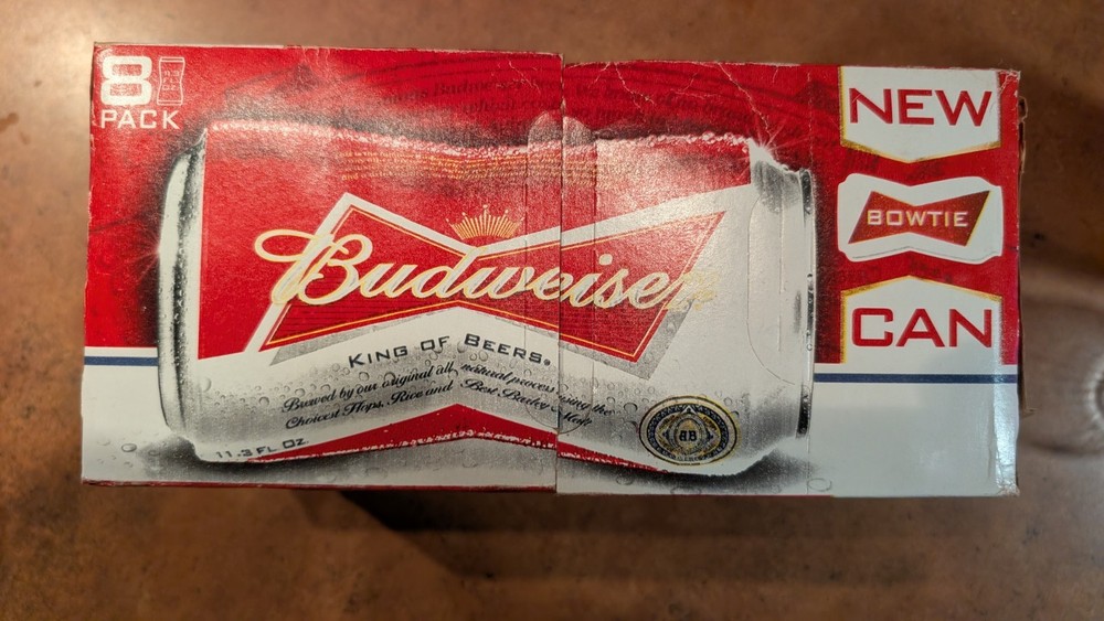 Budweiser Bowtie Can