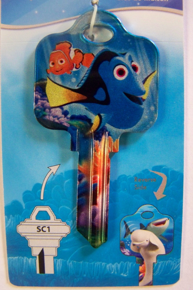 Dory  Disney Schlage SC1 house key blank