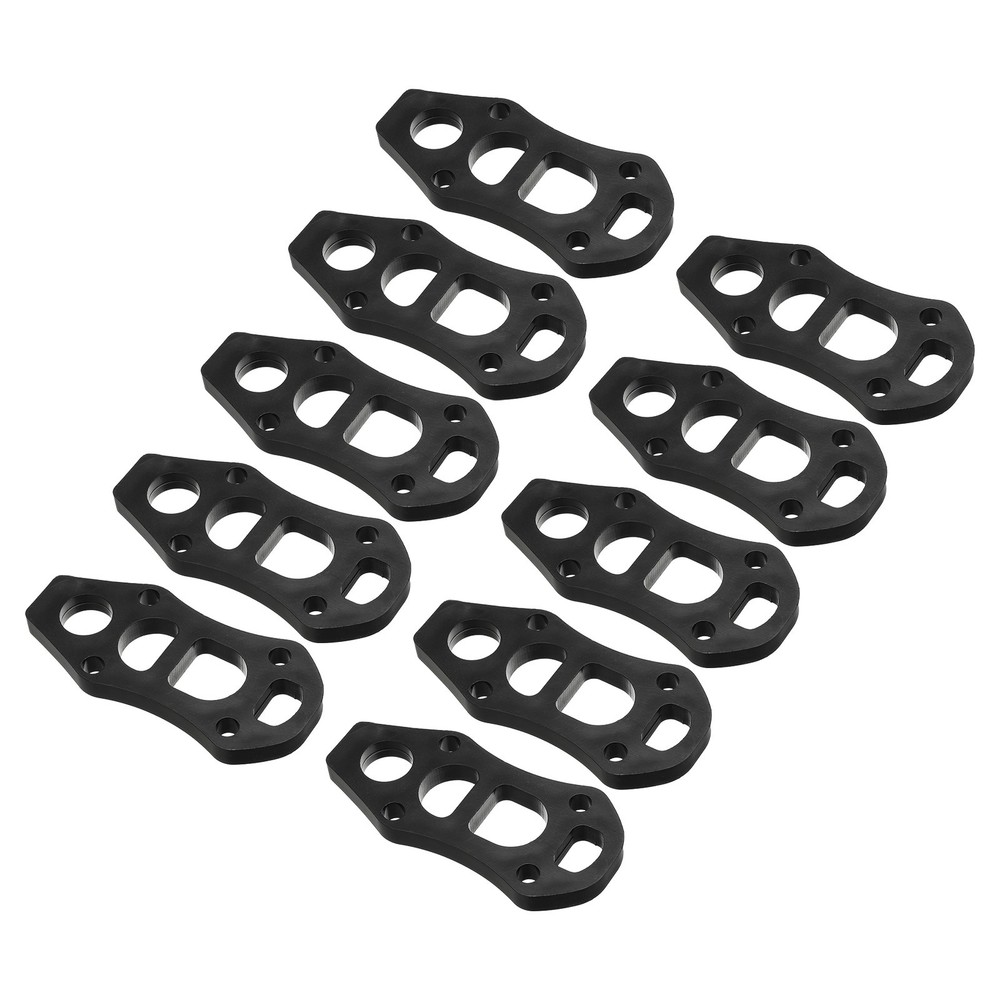 3/8"(10mm) Skateboard Riser Pads, 10Pcs Riser Pads Angle Shock Pads, Black