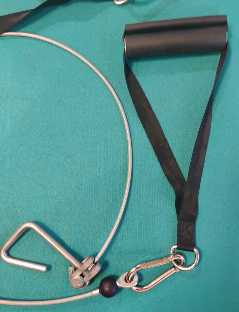 Bowflex Ultimate Adjustable Rail Bar Rod Cables Pulleys Hooks