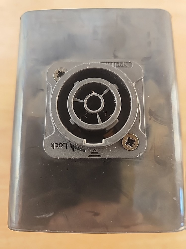 Virtue Industries Professional Power Quad Drop Box Powercon