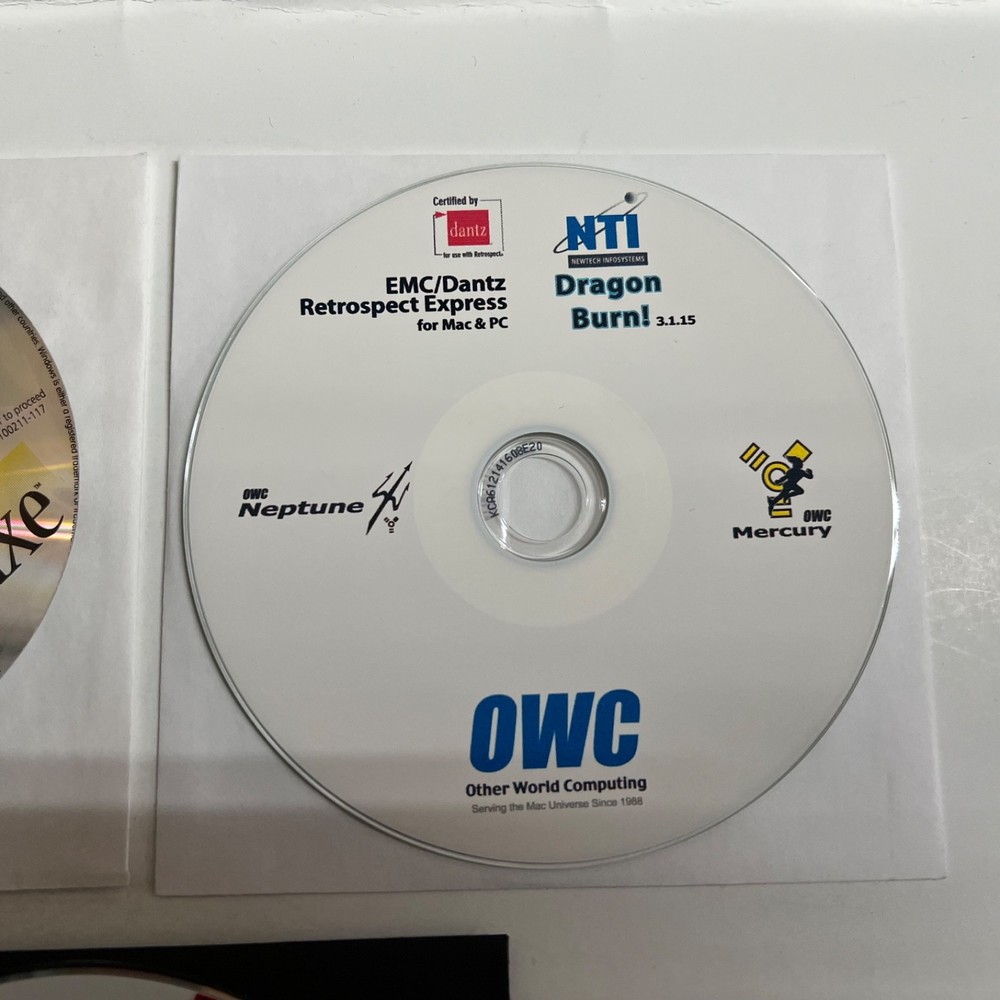 iWork 06 / Adobe Photoshop Deluxe / OWC 3 Disc Lot / Macintosh Computer Software