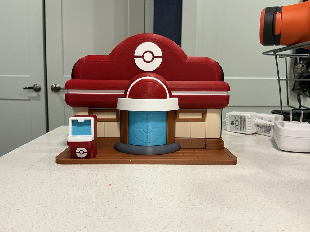 3D Printed Pokopia Pokemon Center Dock for Switch