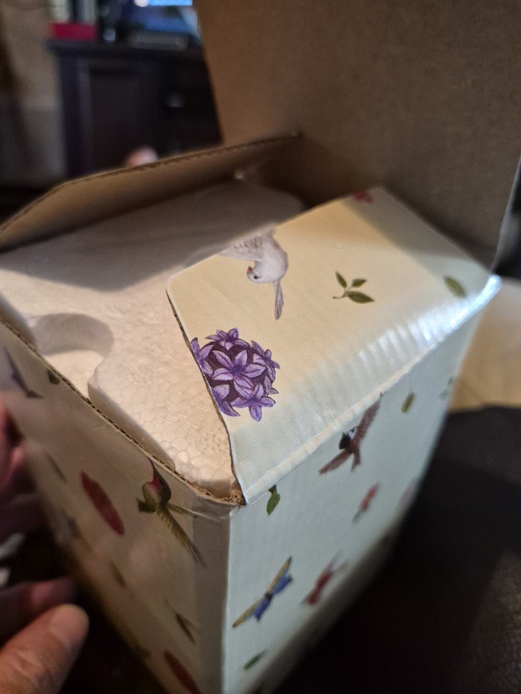 Ceramic Night Light Iris Plug In