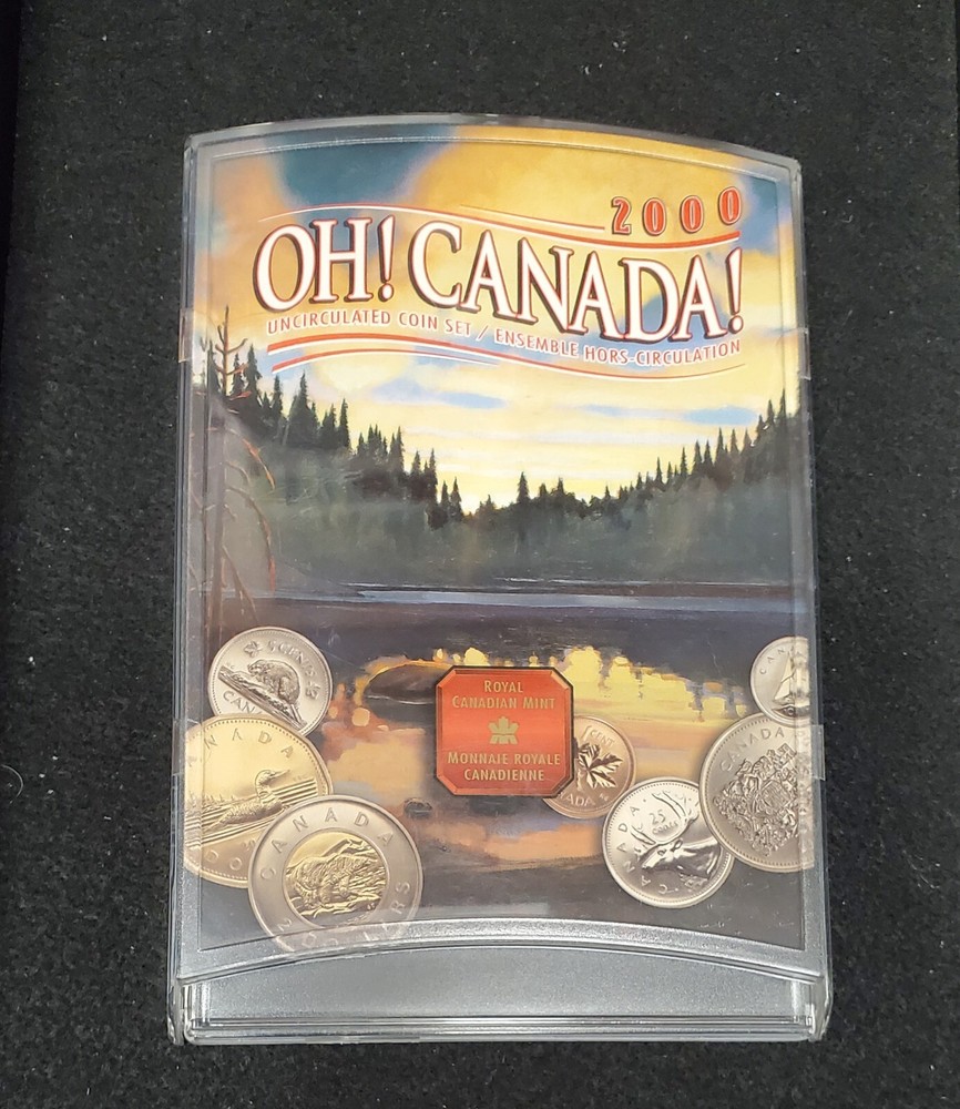 2000 OH! Canada Specimen Set 7 Coins Cent to Two Dollar Mint Set. Uncirculated