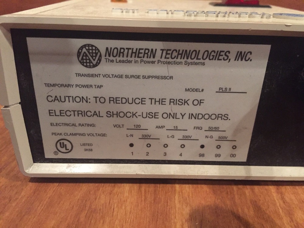 Northern Technologies Model PLS II Transient Voltage Surge Suppressor 330V 2.B5
