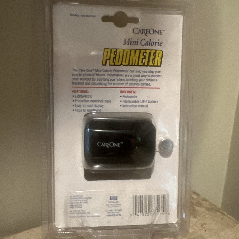 CareOne Mini Calorie Pedometer Model New, Sealed