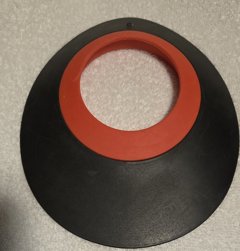 Vintage Golf Putting Training Cup Hole (Black & Red)--Preowned