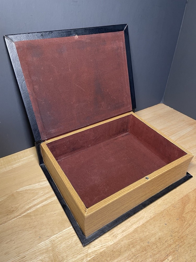 Faux Book Storage Large Secret Hideaway Box
