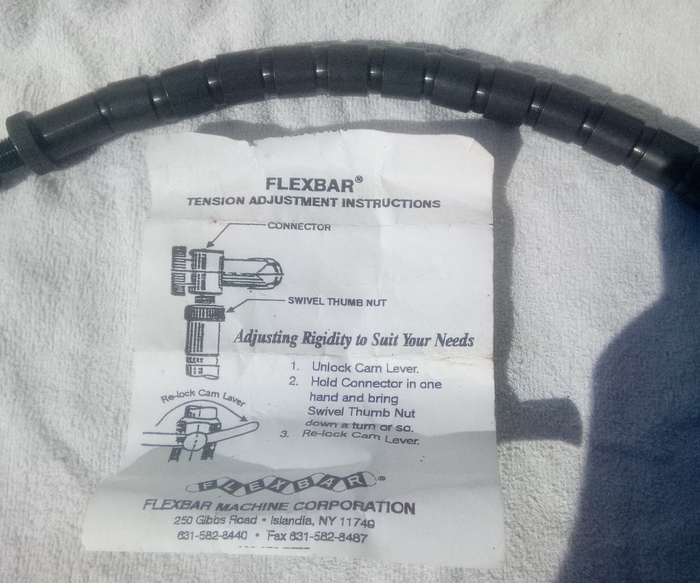 Flexbar 18060 Thread Base Fine Adjustor 5/16-18 Thrd 1-Axis