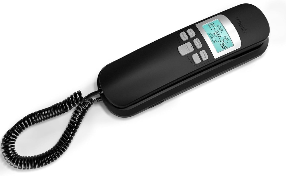 Corded Telephone with Essential Features: Caller ID, Volume Control & Speed Dial