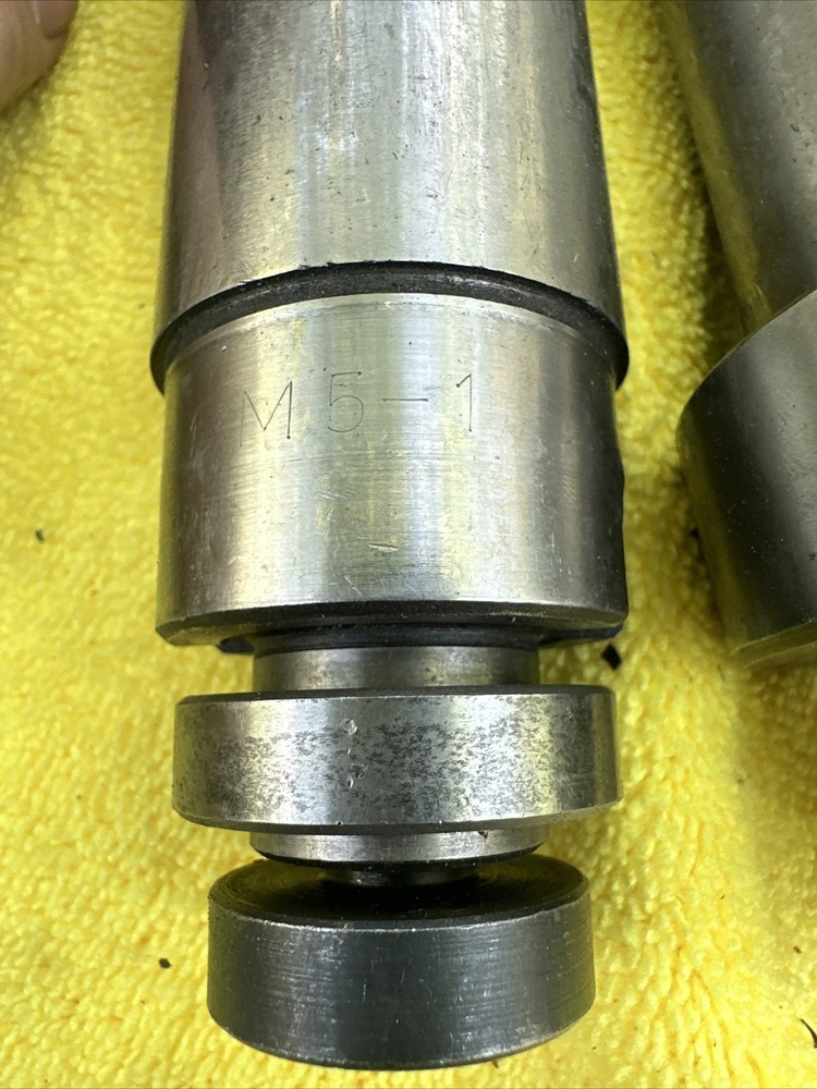3pc Morse Taper 5 MT Face Shell Mill Arbors Sharpening Mandrel Cinci Work Head