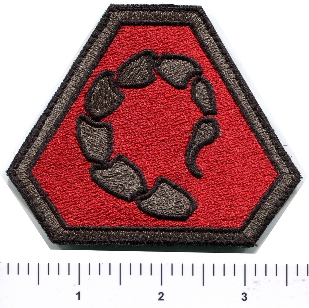 C&C NOD Scorpion Emblem Patch Right Shoulder Command Conquer Hook Black Border