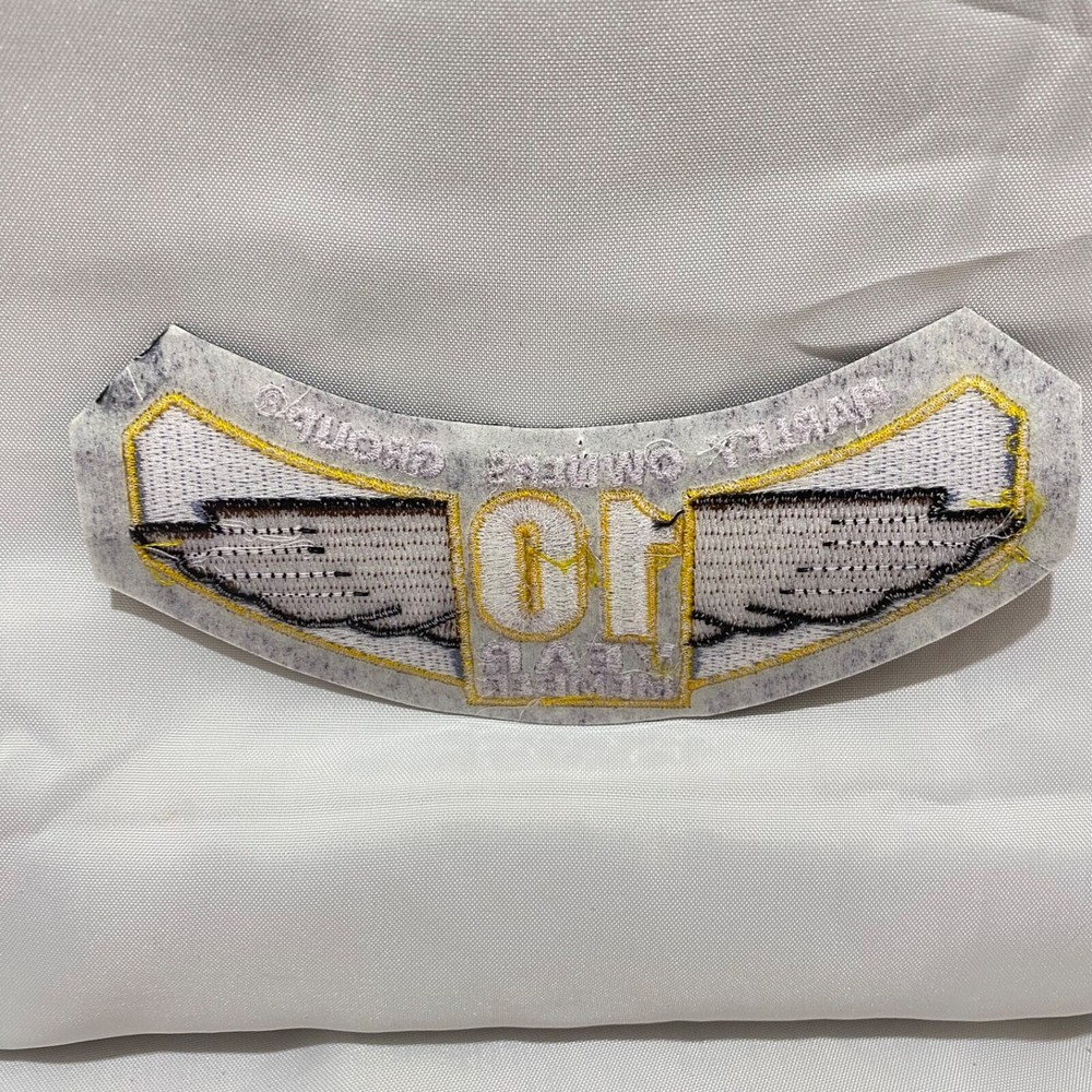 Harley Owners Group HOG 10 Year Member Rocker Patch 5.5"