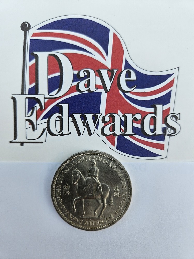 Pre Decimal 1953 British Crown Coin