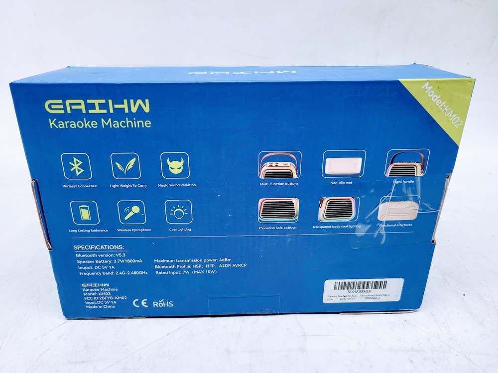 EAIHW Karaoke Machine KM02