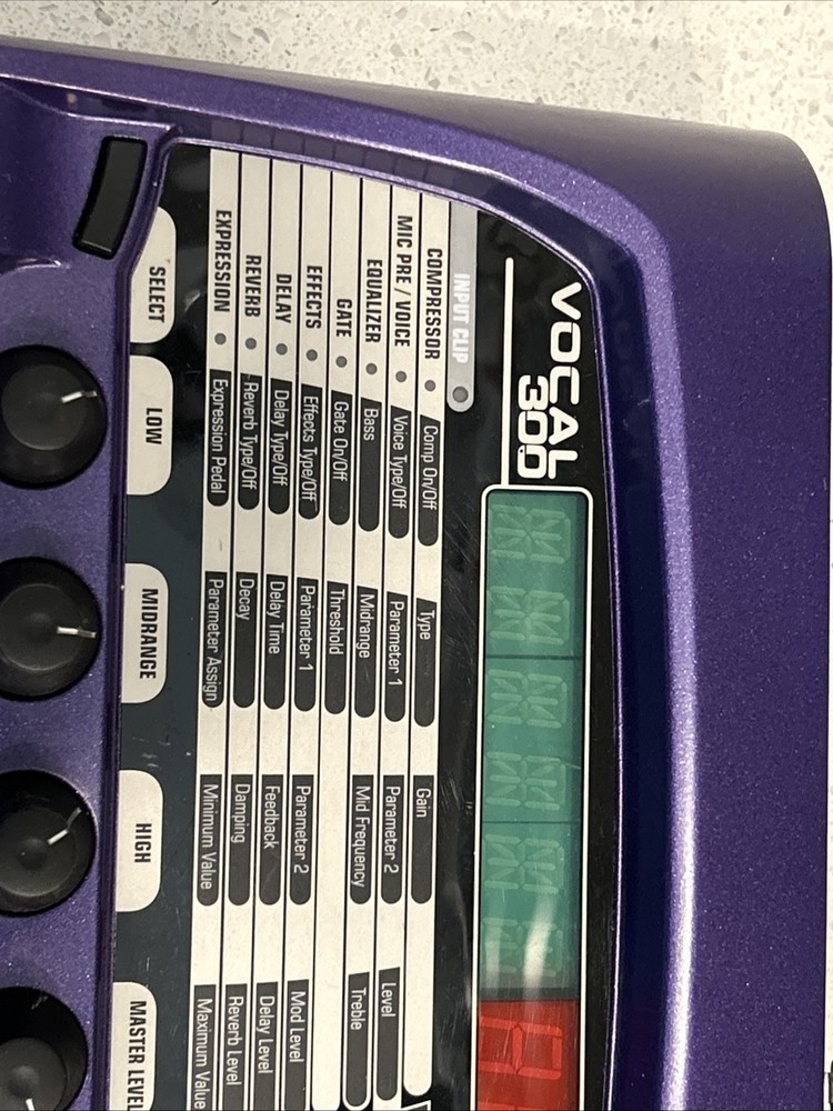 DigiTech Vocal 300 Vocal Multi-Effects Complete Box