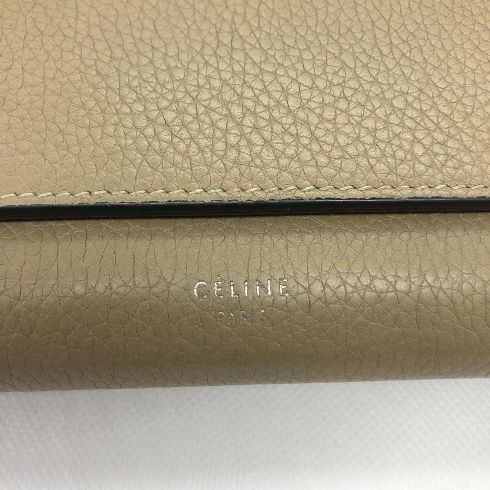 CELINE Large Flap Multi Function Long Wallet From Japan