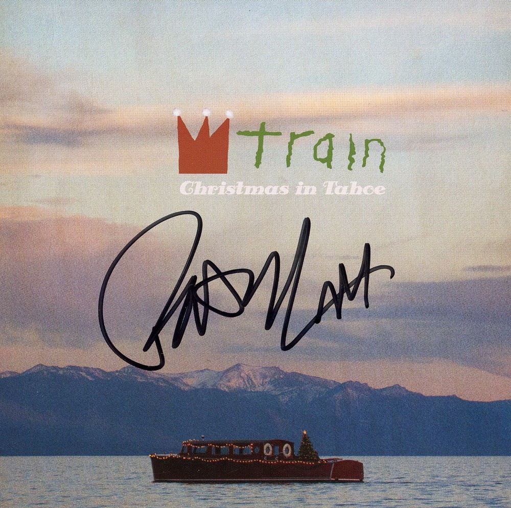 TRAIN "Christmas In Tahoe"  CD  SIGNED ACOA Certified