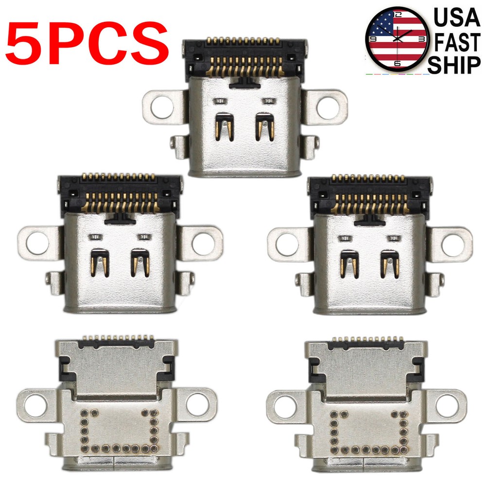 5PCS OEM Charging Port Type-C Charger Socket For Nintendo Switch NS Console