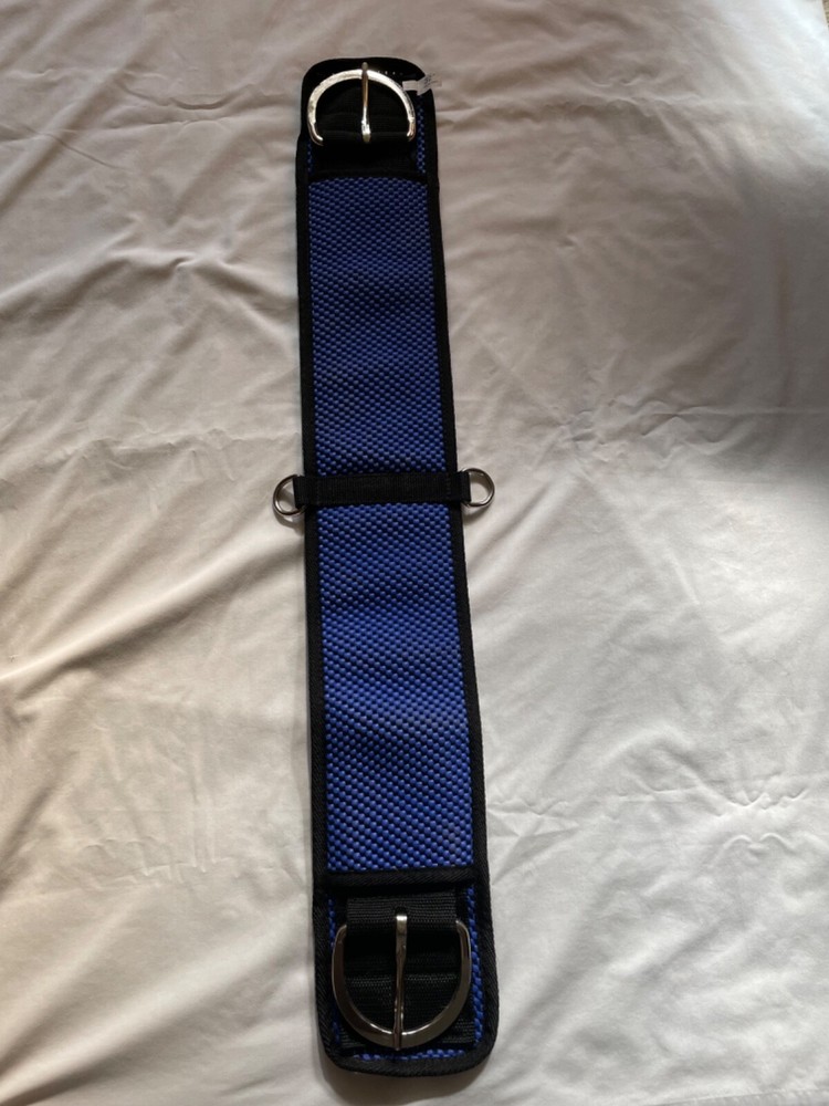 32” Formay blue waffle weave western cinch