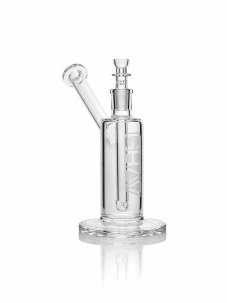 GRAV Labs Upright Bubbler Medium Black Clear