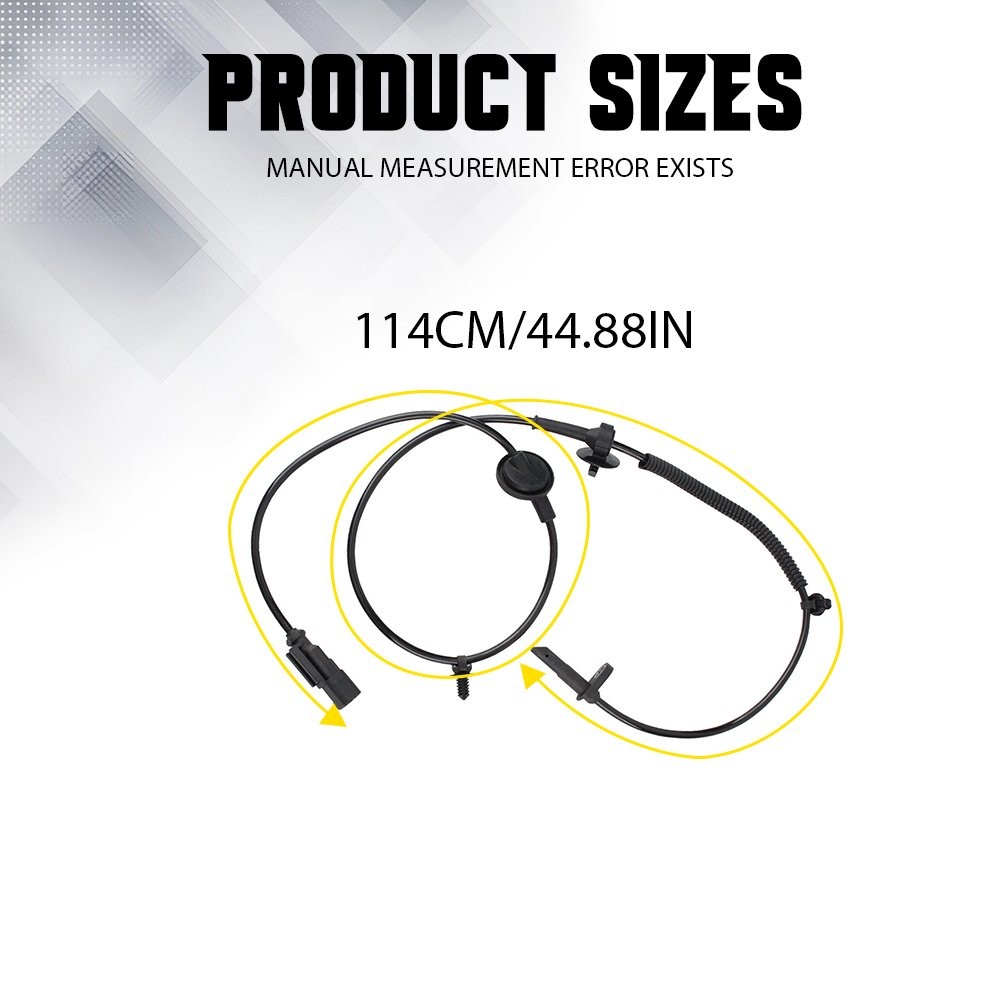 Front Side ABS Wheel Speed Sensor for Chevy Traverse GMC Acadia Buick Enclave B