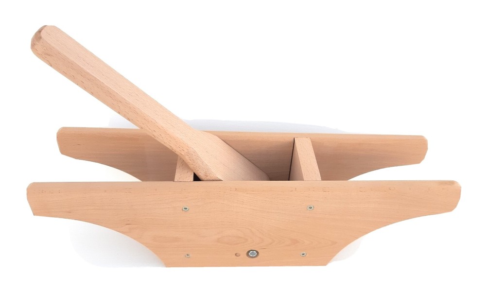 Handcrafted Beech Wood Olive Crusher