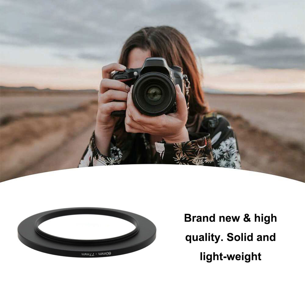60mm-37/40/43/55/62/67/72/77mm Step-Up/Step-Down Ring Lens Adapter Filter Ring