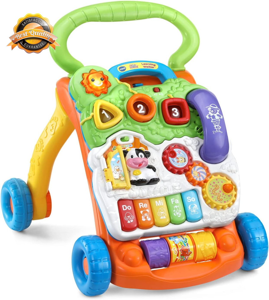 Sit to Stand Baby Learning Walker Activity Push Toy Infant Support
