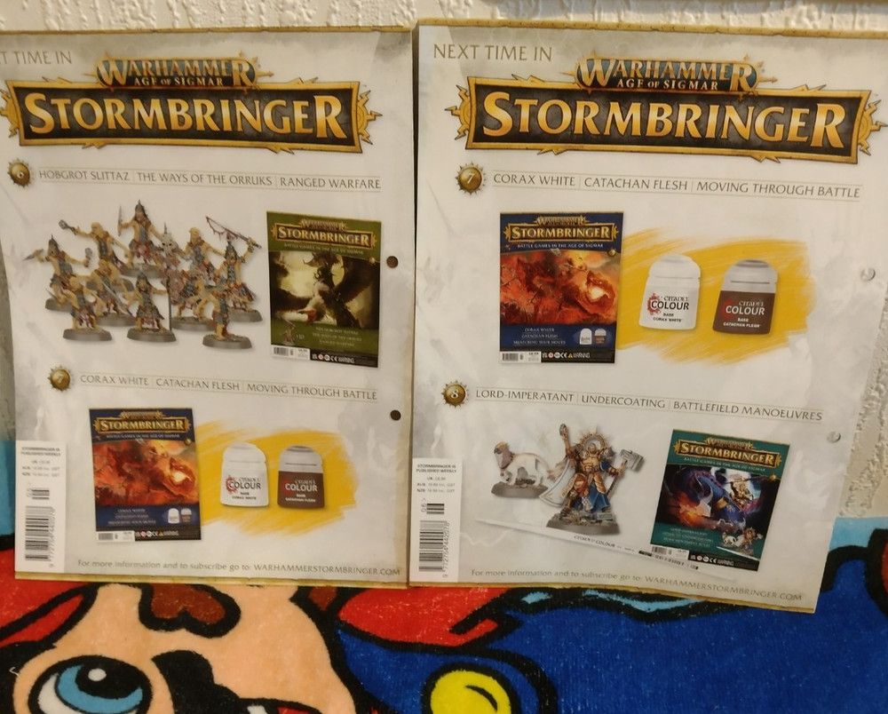 Stormbringer Issue #1-6 | Warhammer | Games Workshop | Magazine Only