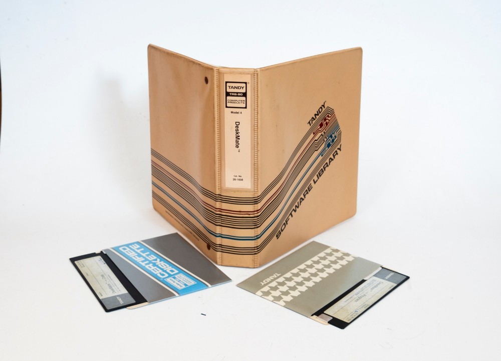 TSR 80 Deskmate Softwatre Disk with Manual