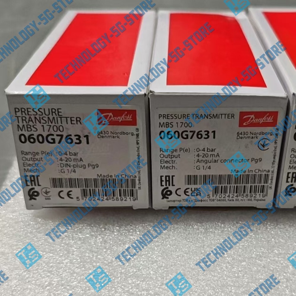 1PCS New DANFOSS 060G7631 Pressure Transmitter