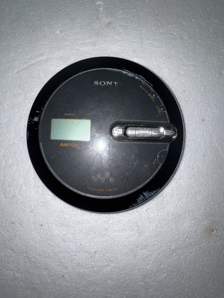 Sony CD Walkman D-NE330 MP3 Player Untested AS IS