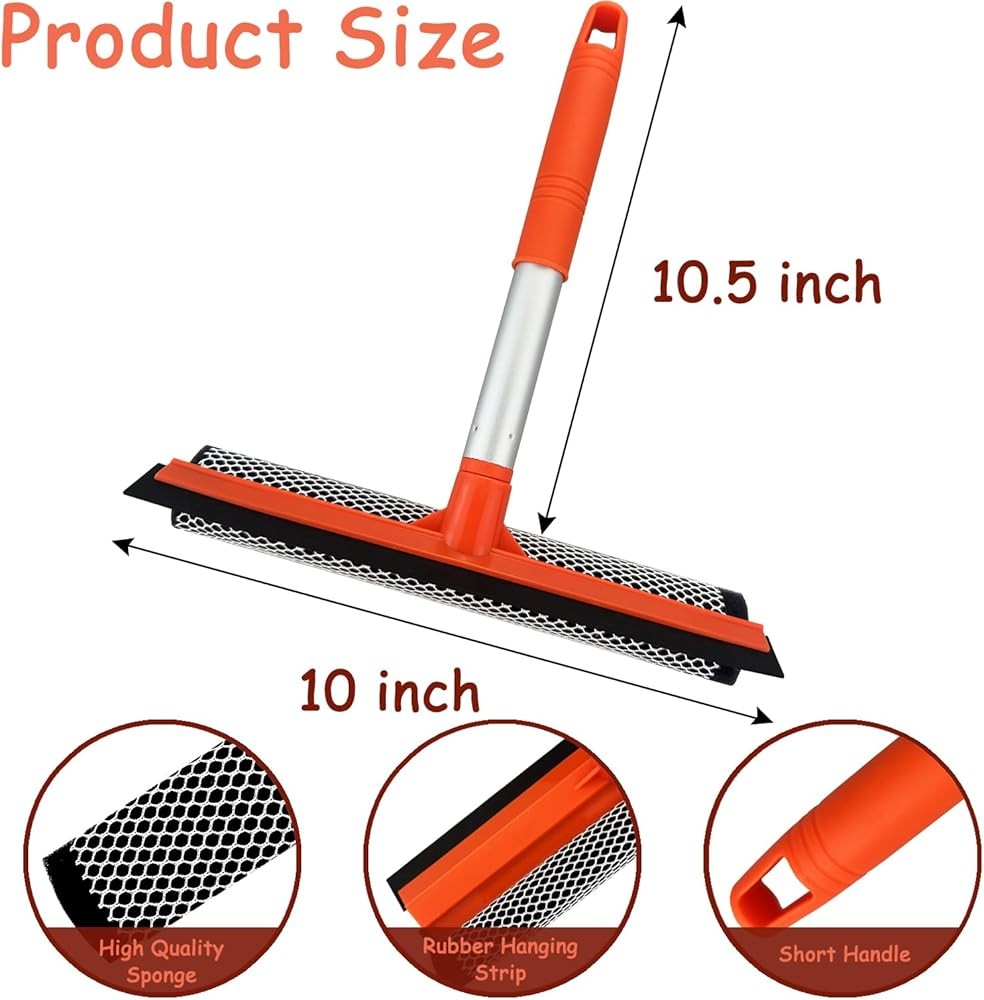 Window Squeee for Window Cleaning, Squeee Window Cleaner Tool 1 Car