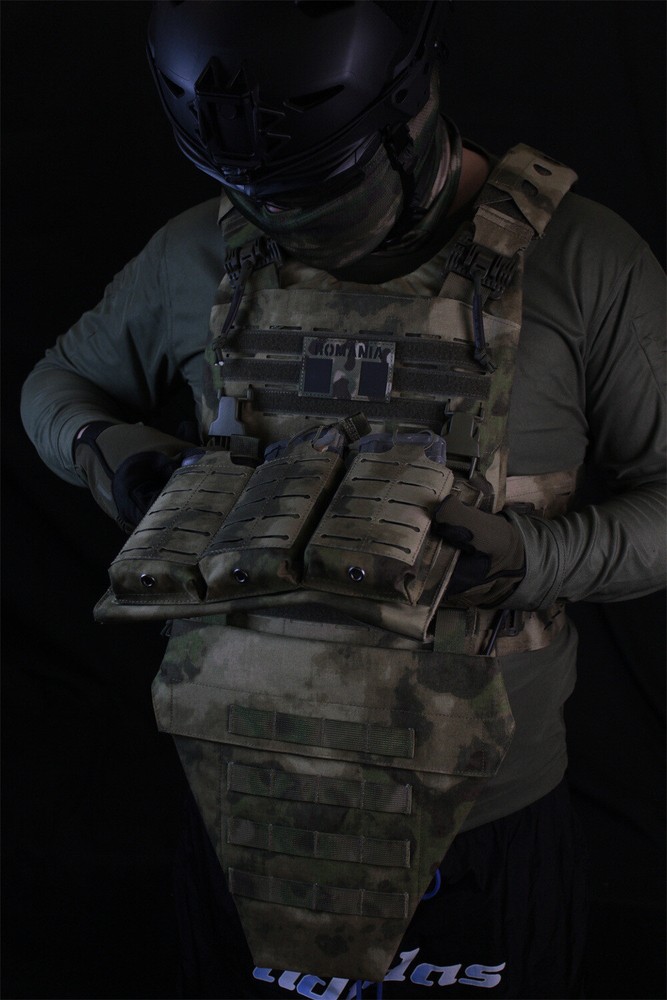 Tactical Vest Lap style groin/pelvic Protector Molle Jockstrap Baffle Panel