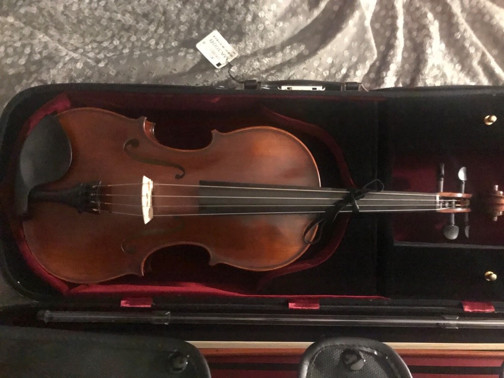 Never used viola, case and bows