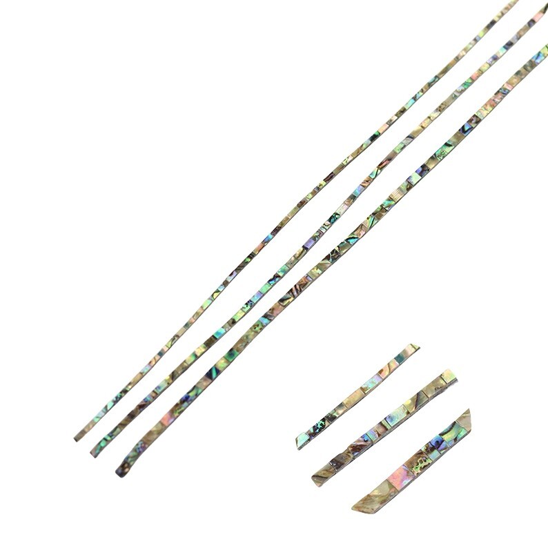 4x Abalone Shell Strip Binding Purfling Width:1/8" (3mm) Inlay Guitar Luthier