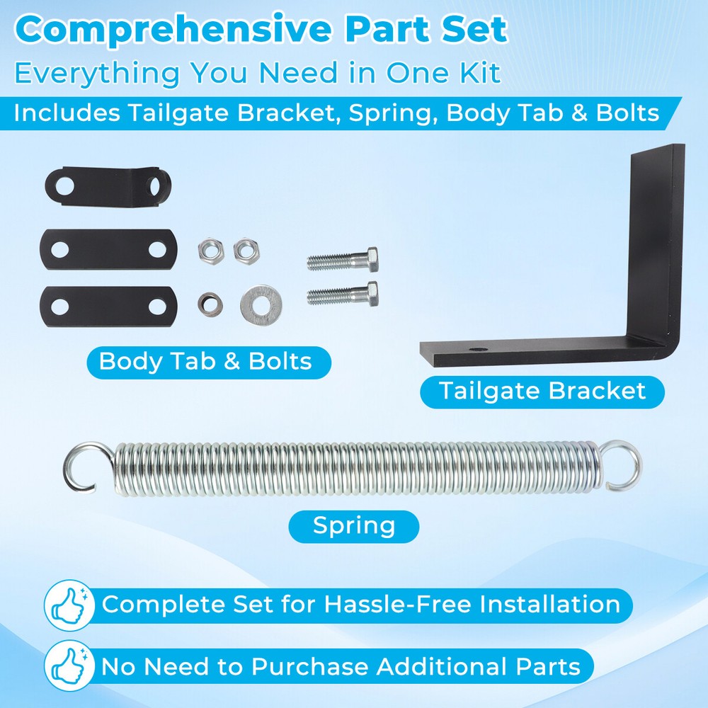 For most utility Trailer Tail Gate Spring Lift Assist Kit and trailer tailgates