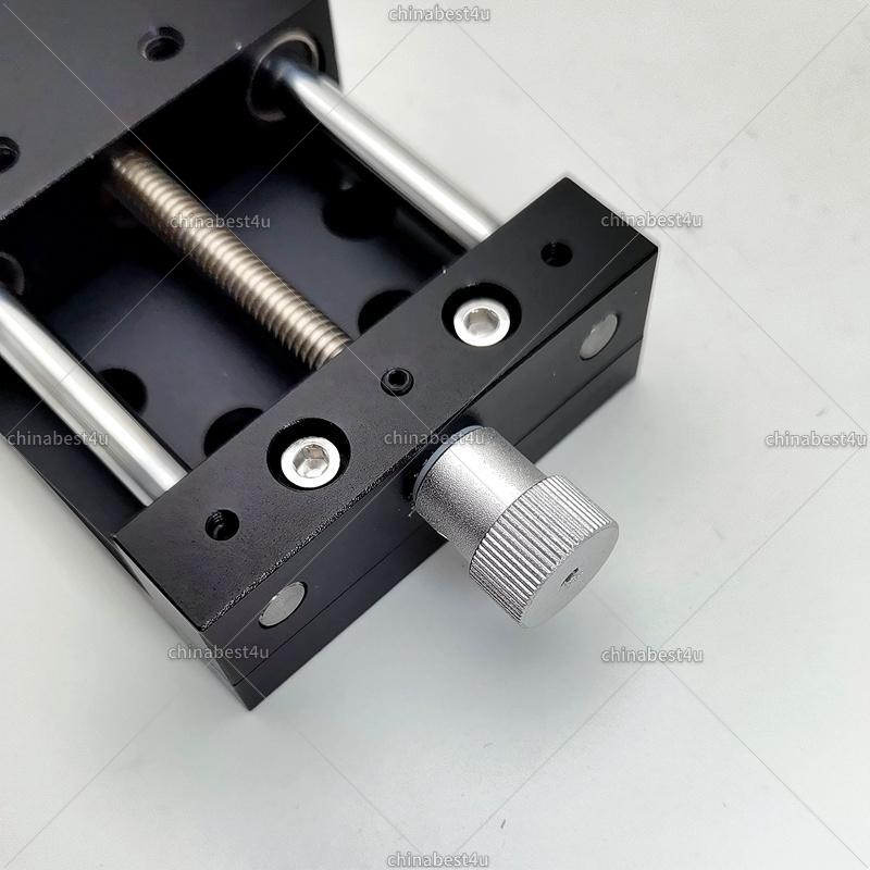 X-Axis Manual Linear Stage Translation Displacement Platform Stroke 80A-DB100