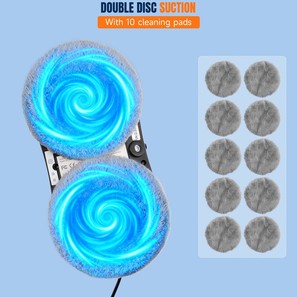 Auto Window Cleaning Robot Edge Detection AI Path Single-sided water spray