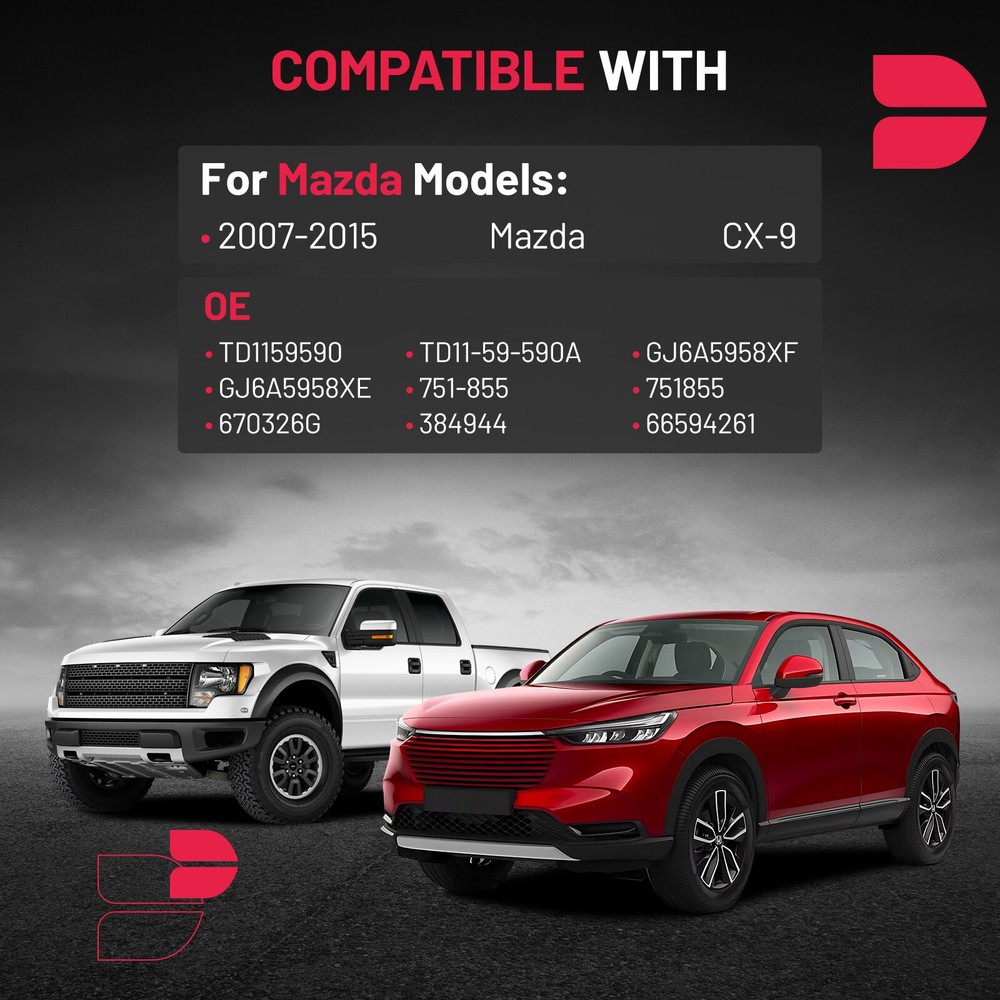 Power Window Regulator W/Motor For 2007-2015 Mazda CX-9 Front Left Driver Side