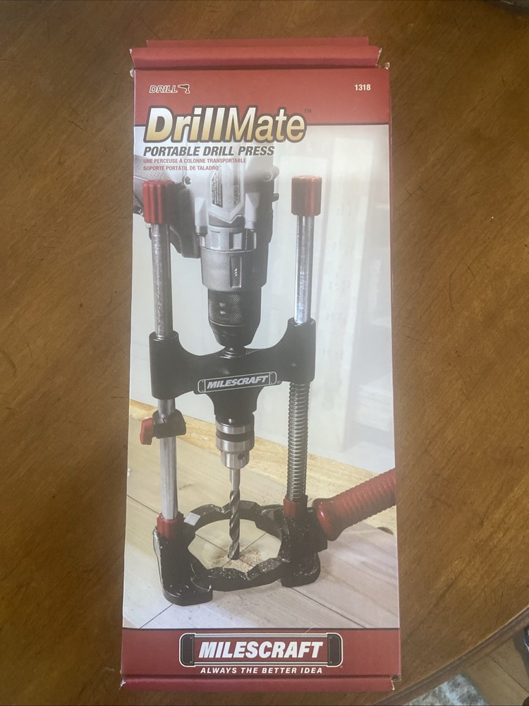 Milescraft 1318 DrillMate Portable Drill Guide - Drill Guide Attachment - New
