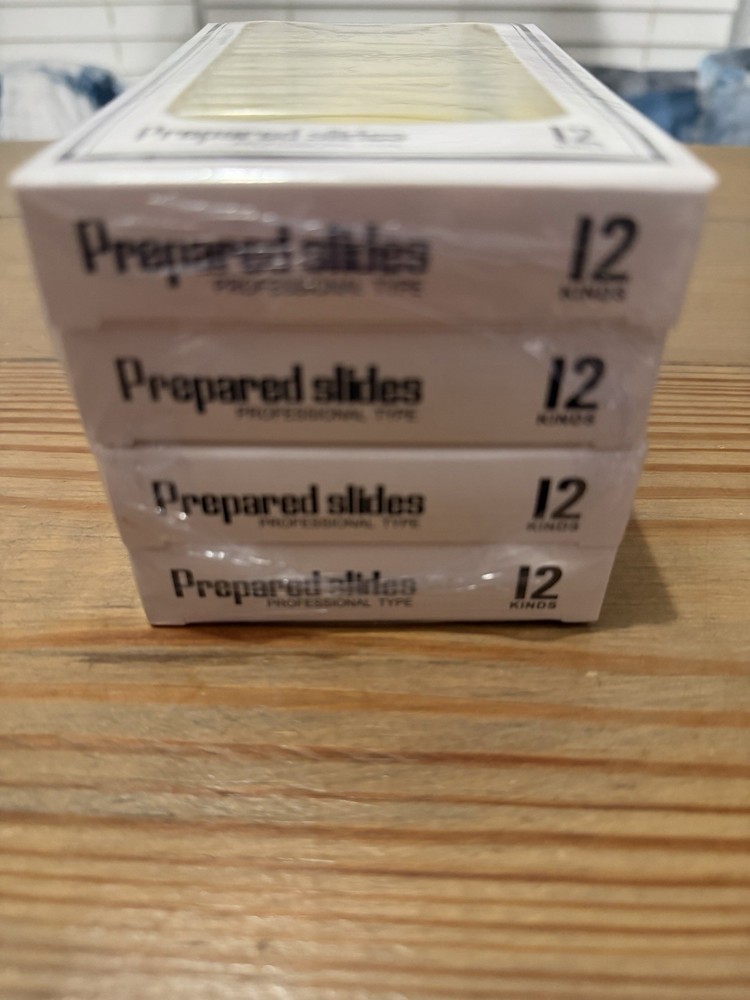 AMSCOPE 48 Pro Prepared Microscope Slides, New, Homeschool