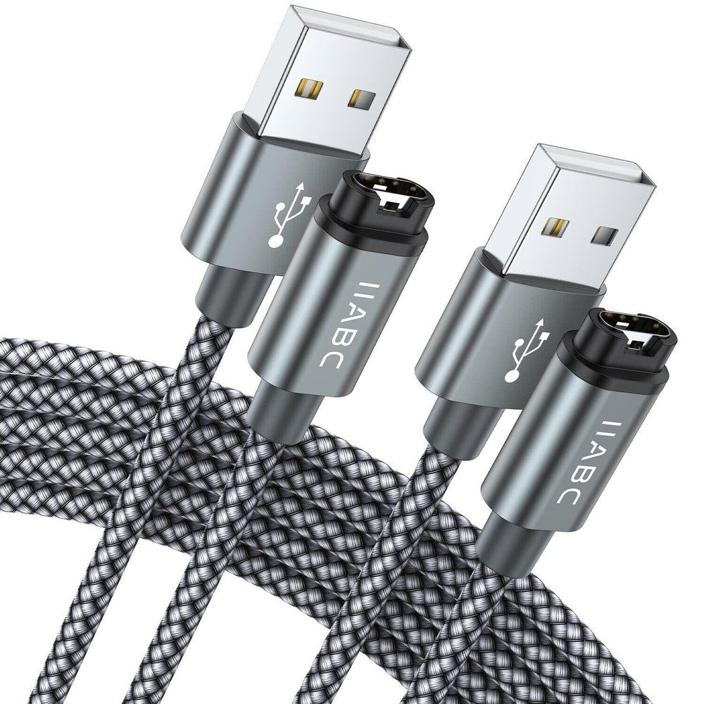Compatible for Garmin Watch Charger Cable (2 Pack)