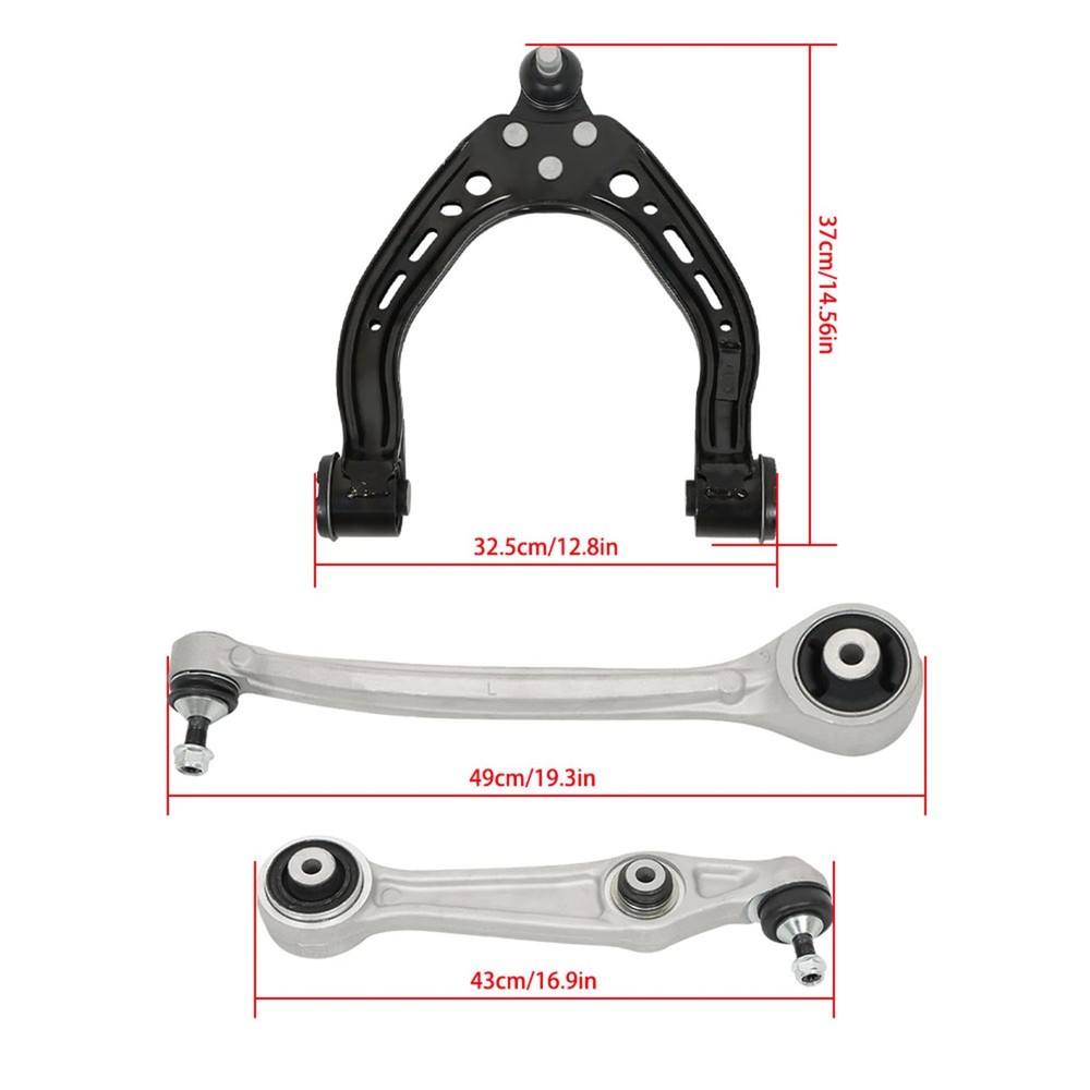 6Pcs Upper Lower Control Arms Front Left Right for Model S 2012-2018